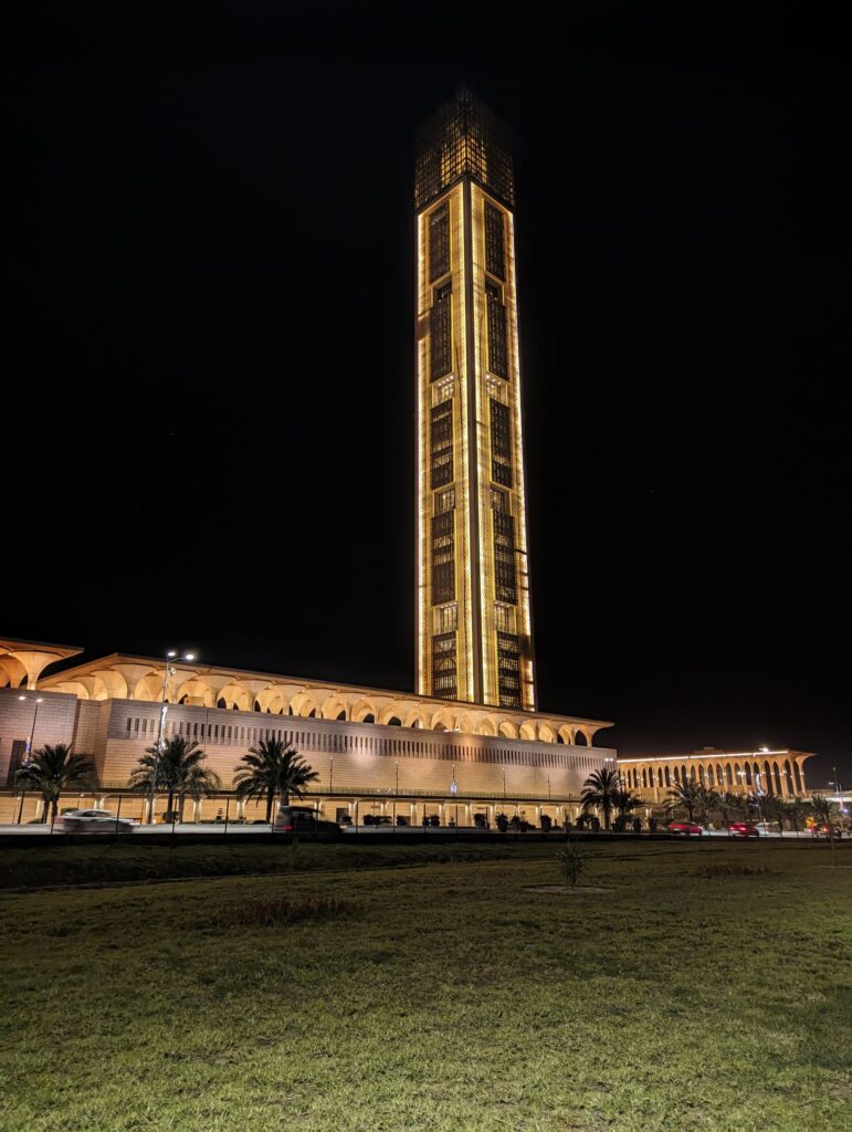 Vue du minaret de la Grande Mosquee d'Alger
