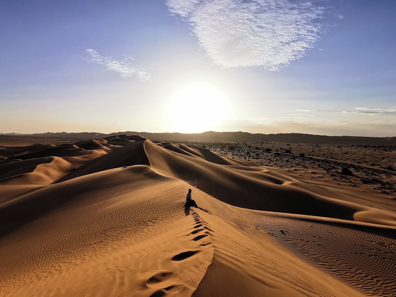 Dunes de sable de l'Erg d'Admer près de Djanet