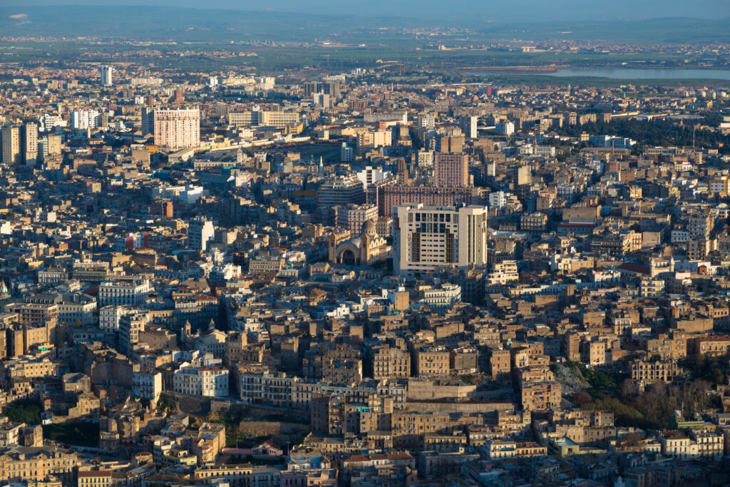 Panorama sur la ville d’Oran depuis le sommet du Murdjajo