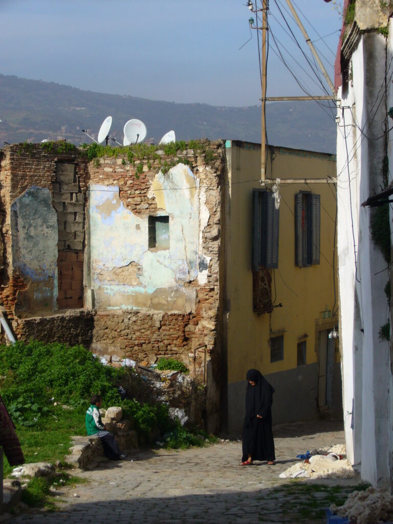 Ruelle pavée de la vieille ville d’Annaba